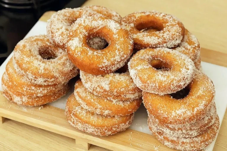 Receita de Rosquinhas de canela e açúcar