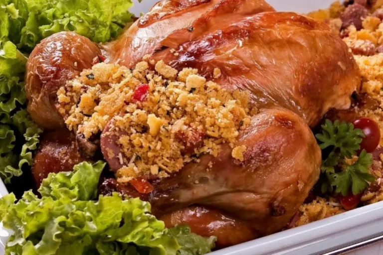 Frango com Farofa Assado: Uma Receita Deliciosa para Saborear