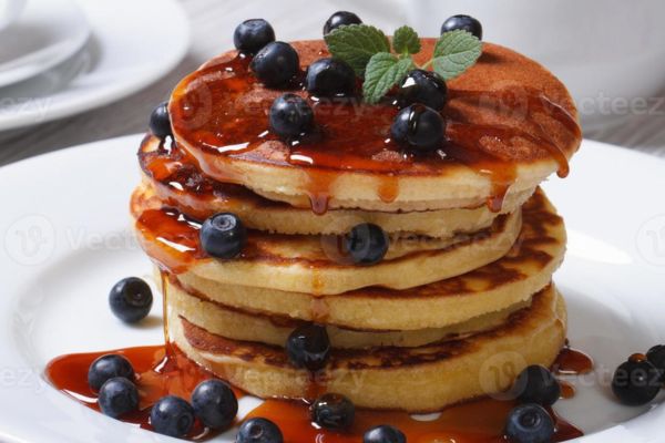 Panqueca de Blueberry: Uma Delícia Para Seu Café da Manhã