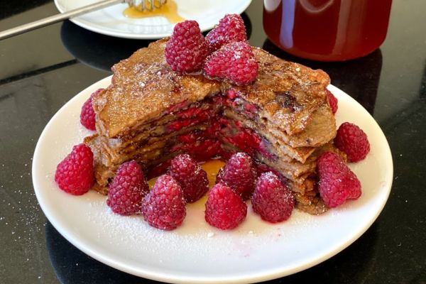 Panqueca de Framboesa: Uma Delícia Frutada para o Café da Manhã