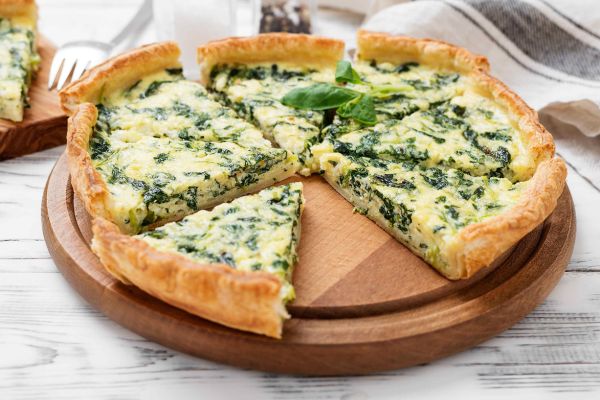 3 Passos para Preparar um Delicioso Quiche de Espinafre