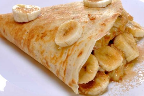 Descubra o Prazer em 4 Passos: Crepe de Banana com Doce de Leite