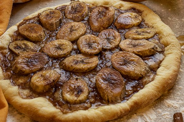 5 Passos para Saborear a Perfeição: Pizza de Banana com Canela