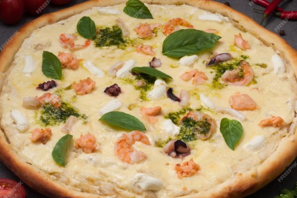 5 Passos para Uma Inesquecível Pizza de Camarão com Cream Cheese