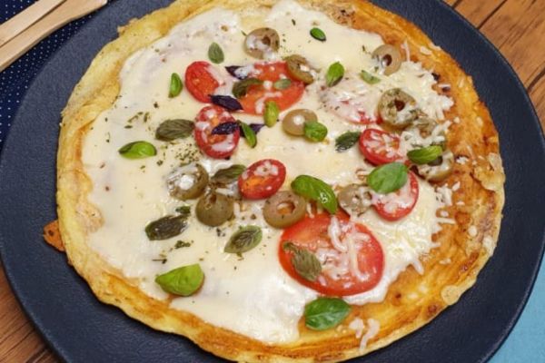 Pizza de Frigideira Simples com Tapioca