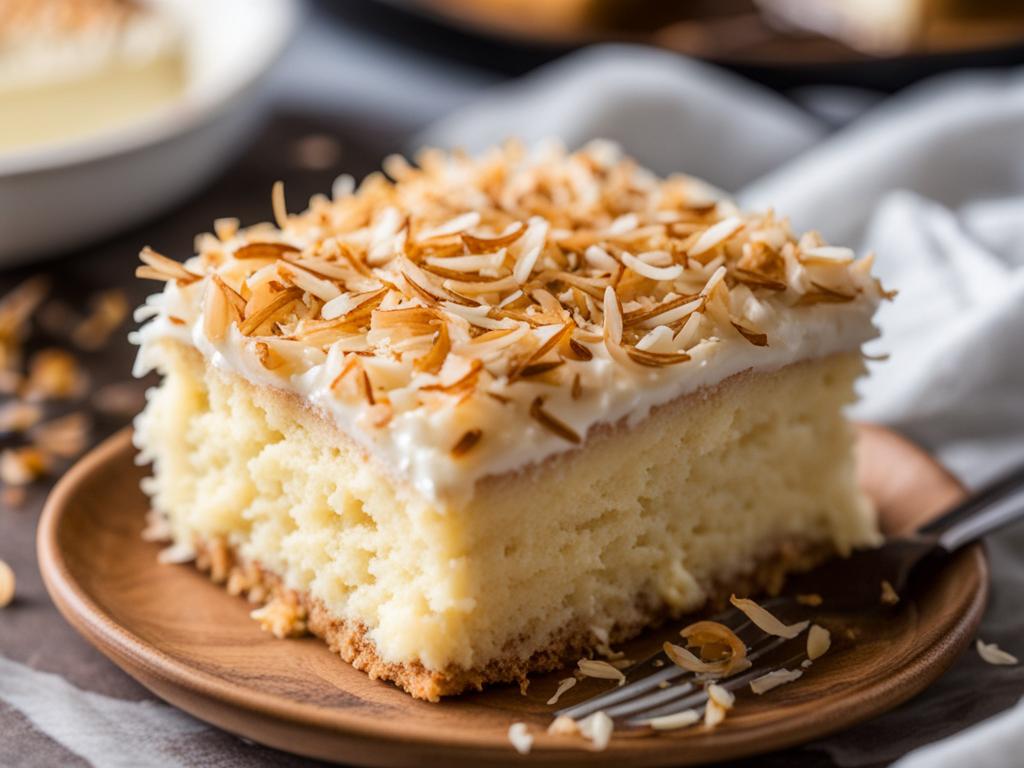 bolo de maisena com coco delicioso