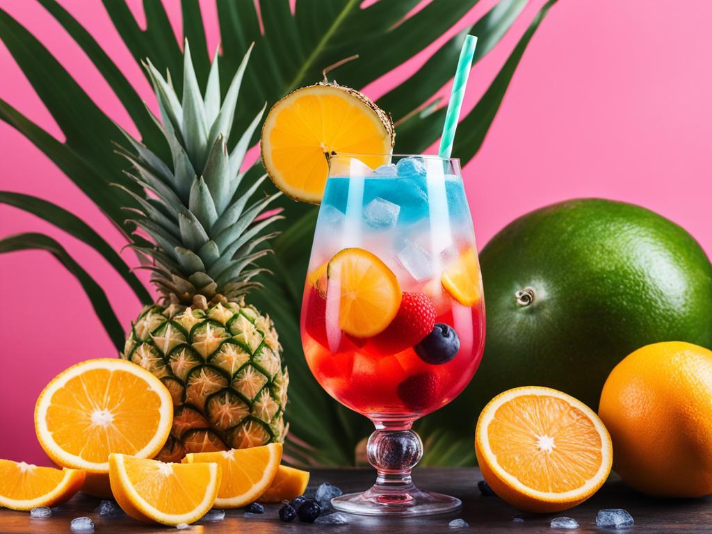 cold fruity drinks