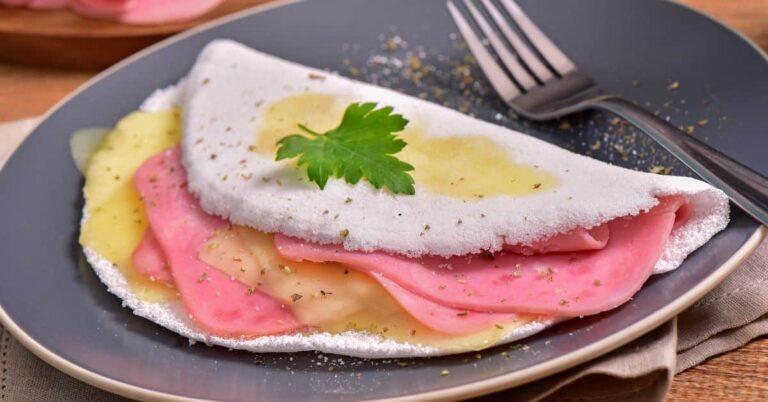 Fiz essa Tapioca de Queijo e Presunto e agora todos em casa querem saber como fiz!