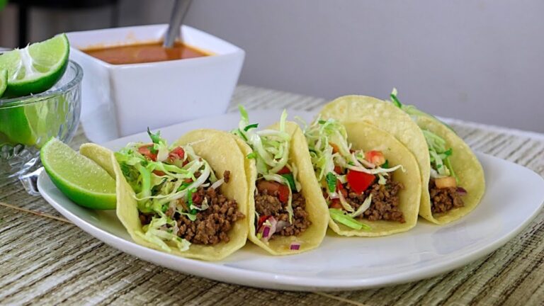 Fiz esses Tacos de Carne Moída e não sobrou nenhum aqui em casa!